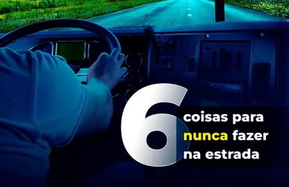 6 coisas para nunca fazer na estrada
