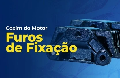 Coxim do Motor - Furos de Fixação